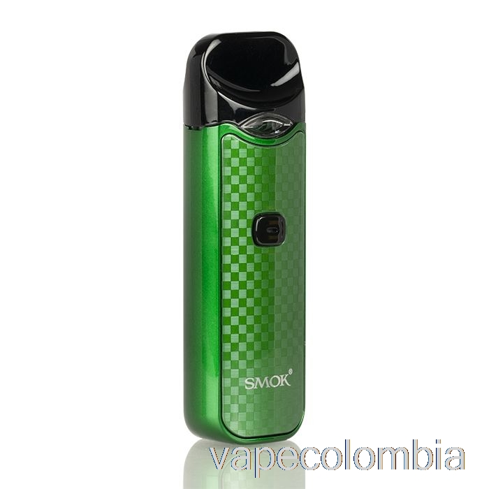 Vape Recargable Smok Nord 15w Pod Kit Fibra De Carbono Verde